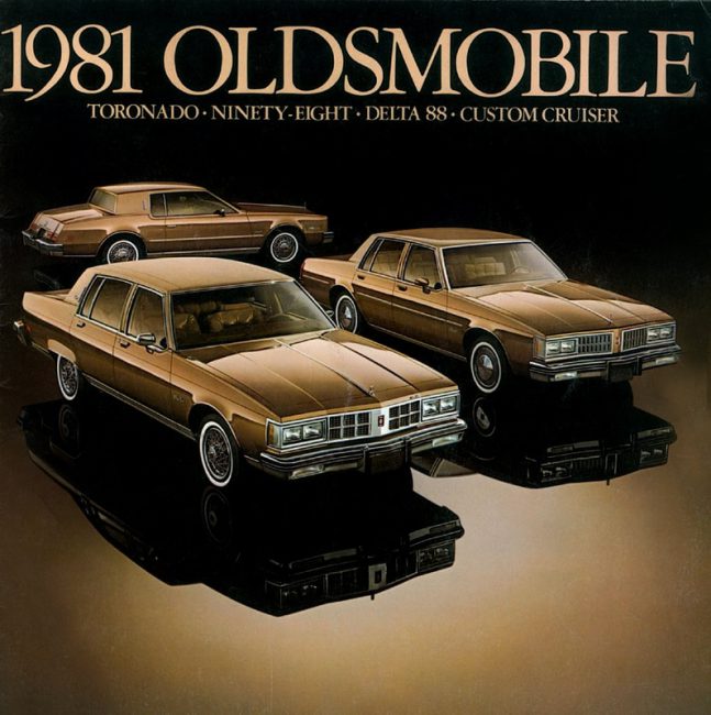 Prospekt brochure 1988 Oldsmobile Ninety-Eight Custom Cruiser USA Toronado 