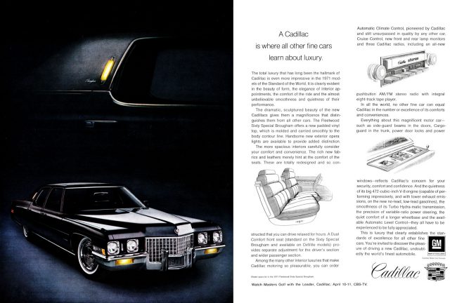 1971 Cadillac ad