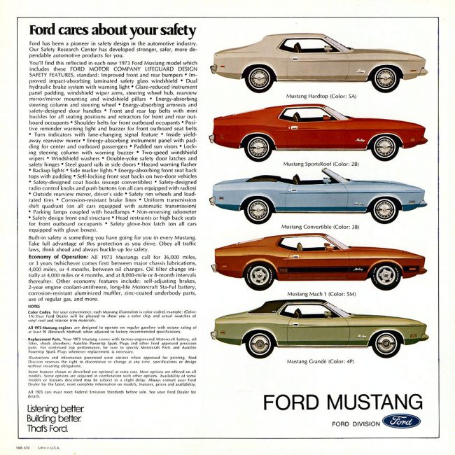 1973 Ford Mustang Grandé - The Mustang Brougham! - Riverside Green