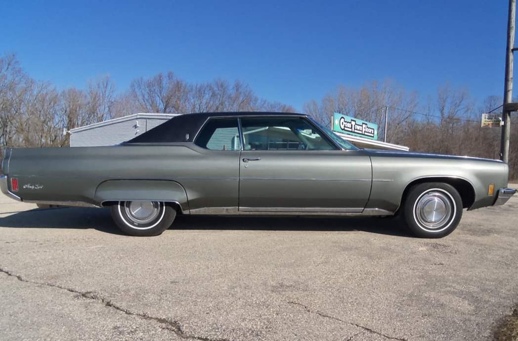 1972 Oldsmobile Ninety-Eight coupe – Gray Ghost of Broughams Past